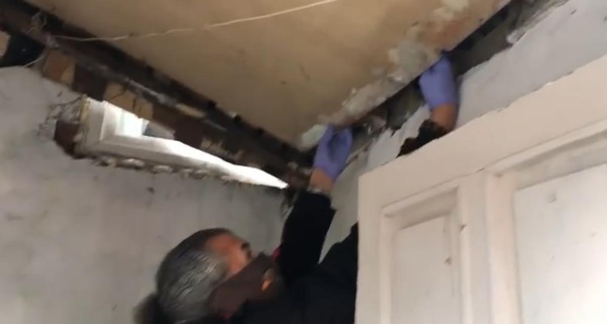 Polis, evin gizli b&ouml;lmelerindeki zehiri b&ouml;yle buldu