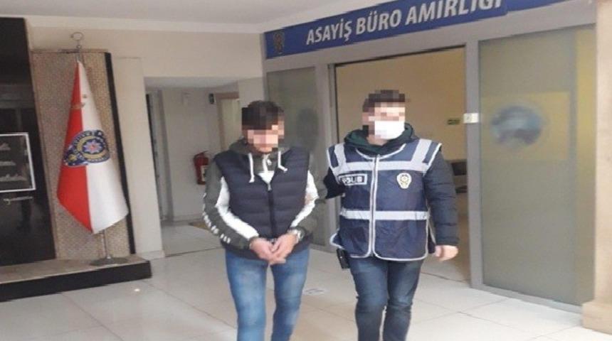 &Ccedil;aldığı motosiklet ile gezerken yakalandı