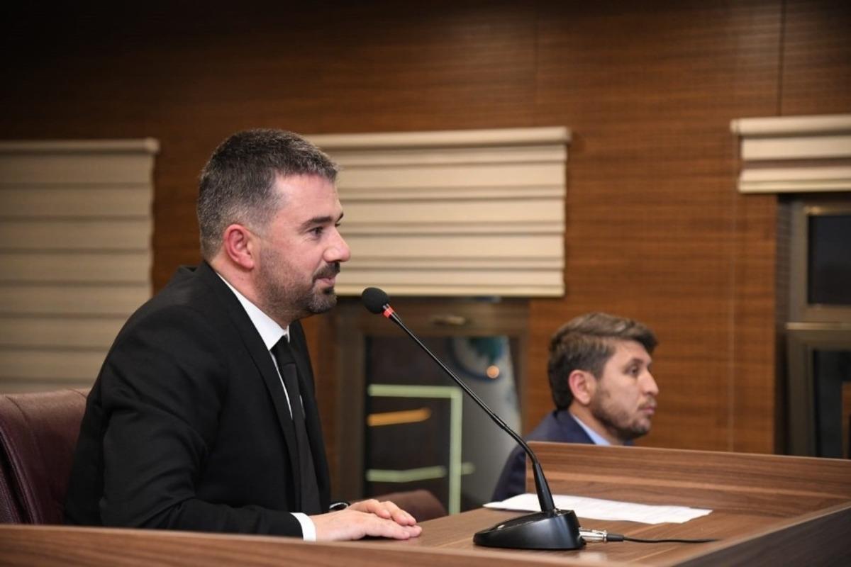 Başkan Ertuğrul &Ccedil;etin inşaat sekt&ouml;r&uuml; temsilcileriyle buluştu