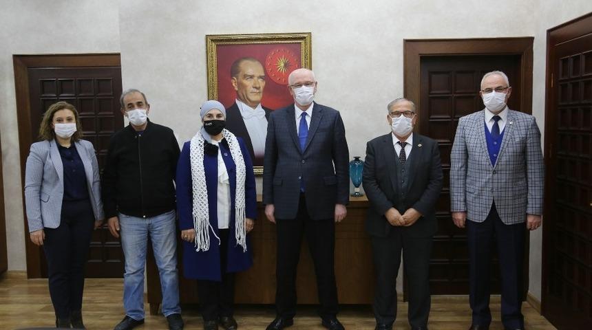 71 Evler&rsquo;den Başkan Kurt&rsquo;a teşekk&uuml;r ziyareti