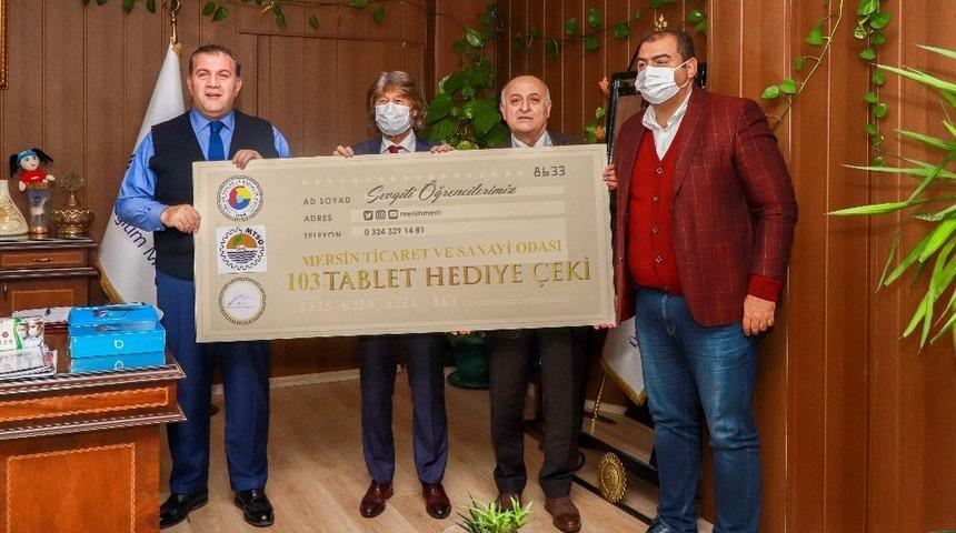 MTSO’dan öğrencilere 103 tablet bilgisayar