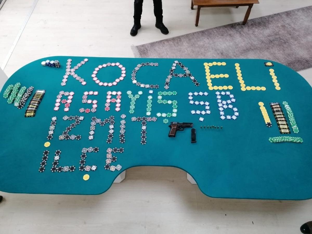 Polis ekiplerinin su&ccedil;&uuml;st&uuml; yaptığı kumarbazlara ceza