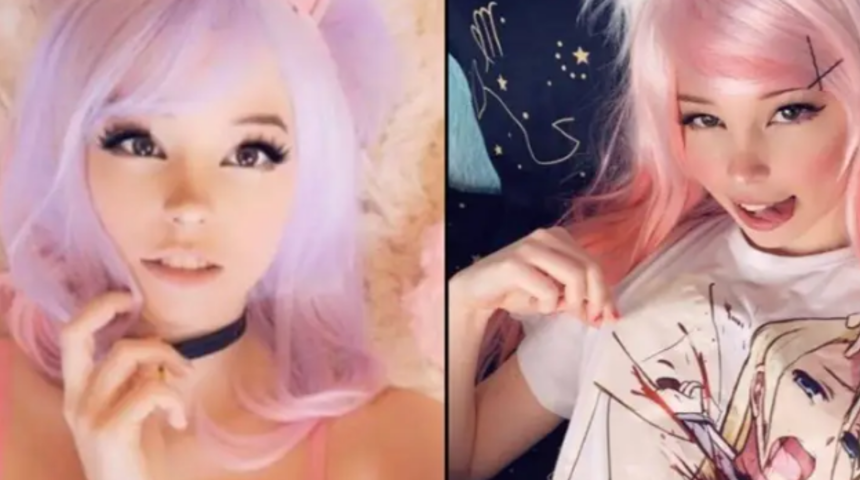 Belle Delphine öyle bir içerik paylaştı ki yer yerinden oynadı