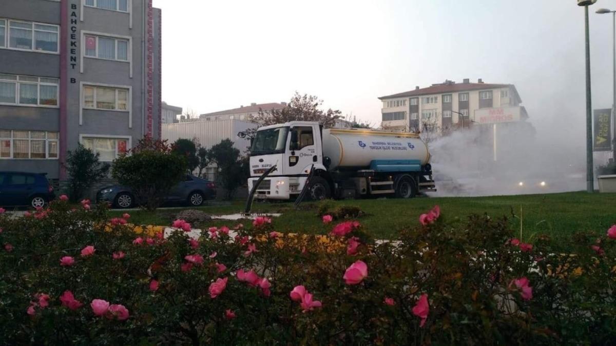 790 bin maske, 10,5 ton dezenfektan kullanıldı