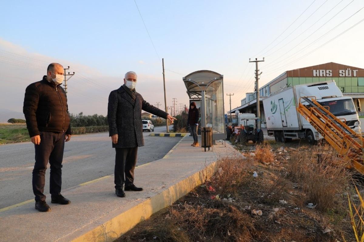 Saruhanlı&rsquo;ya kapalı servis bekleme kabinleri yapılacak