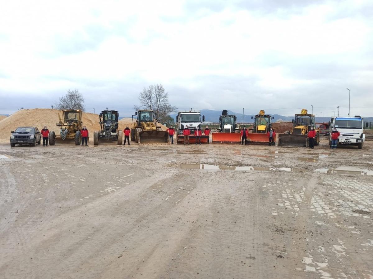 Mustafakemalpaşa kar yağışına hazır