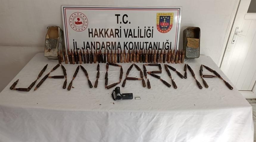 Şemdinli’de mühimmat ele geçirildi