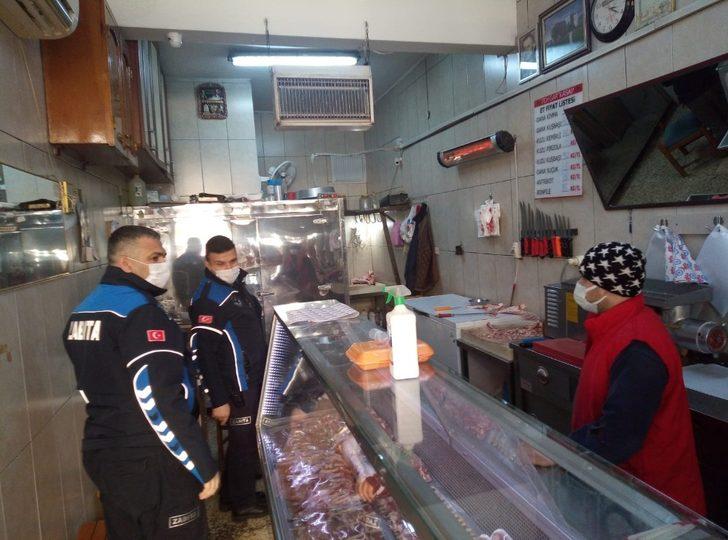 Salihli zabıtasından kasap denetimi G4