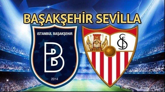 Başakşehir Sevilla maçı canlı yayınlayan kanallar: Maçı şifresiz yayınlayan kanallar için tıklayın