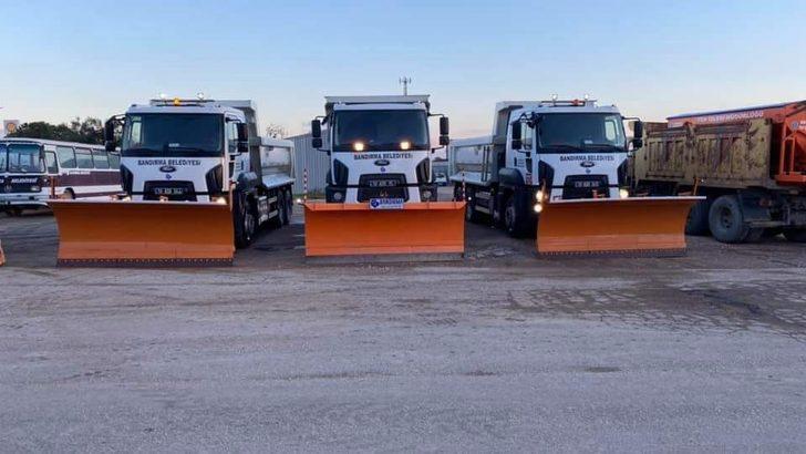 Bandırma kar yağışına hazır G1