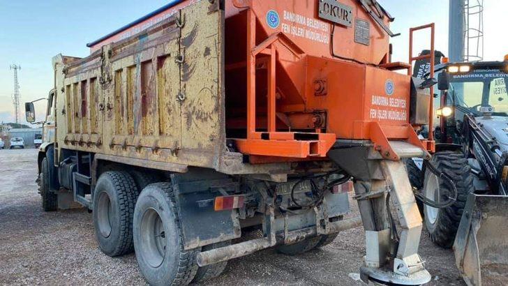 Bandırma kar yağışına hazır G4