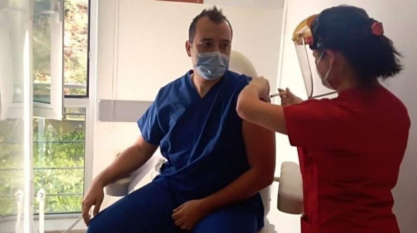 Datça’da Kovid-19 aşılamaları başladı