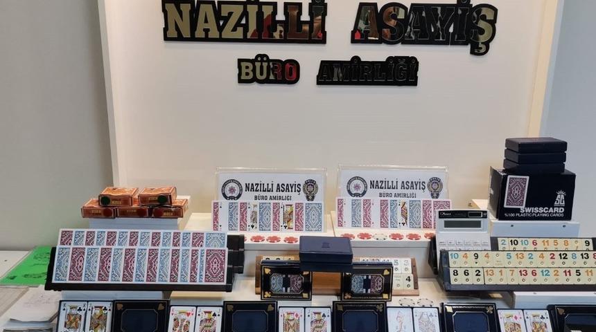 Nazilli’de kumar operasyonu