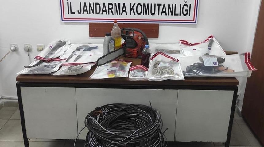 Dalaman&rsquo;da bakır kablo hırsızlığı