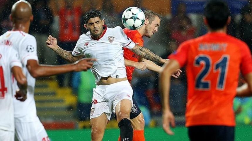 Başakşehir - Sevilla ma&ccedil; &ouml;zeti izle: Başakşehir turu Sevilla'ya bıraktı! (Goller, &ouml;nemli anlar)