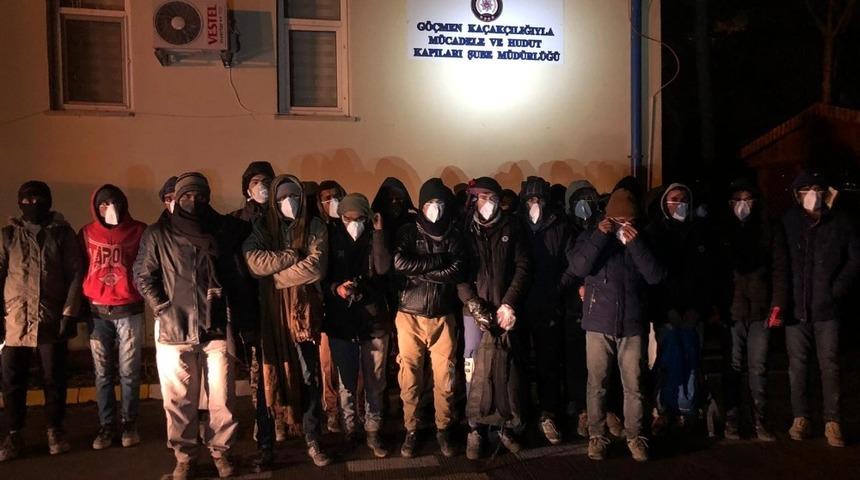 Batman&rsquo;da 44 d&uuml;zensiz g&ouml;&ccedil;men yakalandı