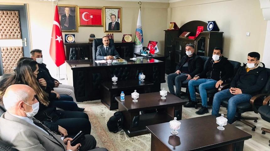 Başkan Saklı gazetecilerle bir araya geldi