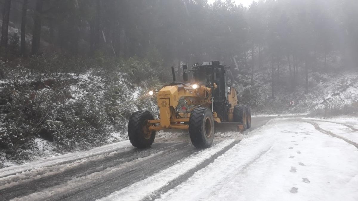 Aydın&rsquo;da karla m&uuml;cadele &ccedil;alışmalarına başlandı