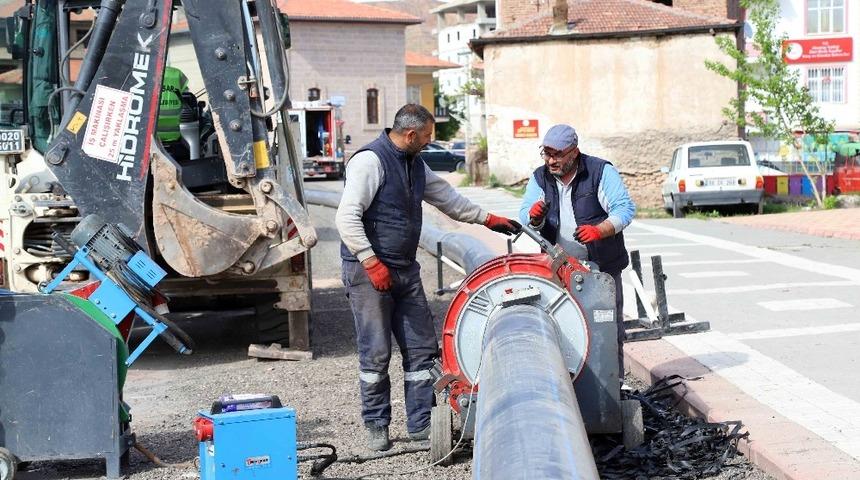 Başkan Din&ccedil;er: &ldquo;Şehrimizi asbest borulardan arındırıyoruz&rdquo;