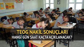 TEOG 2017 nakil sonuçları bekleniyor: Nakil sonuçları saat kaçta öğrenilebilecek?