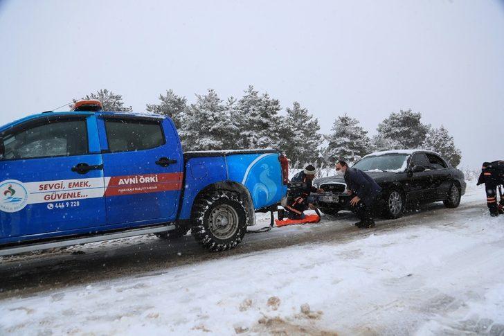 Pamukkale Belediyesi karla mücadele ediyor G5