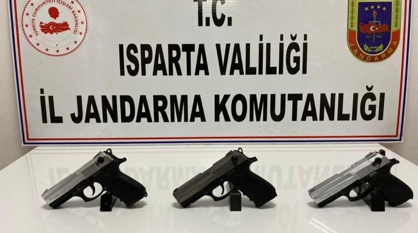 Isparta&rsquo;da silah ticareti operasyonu: 1 g&ouml;zaltı