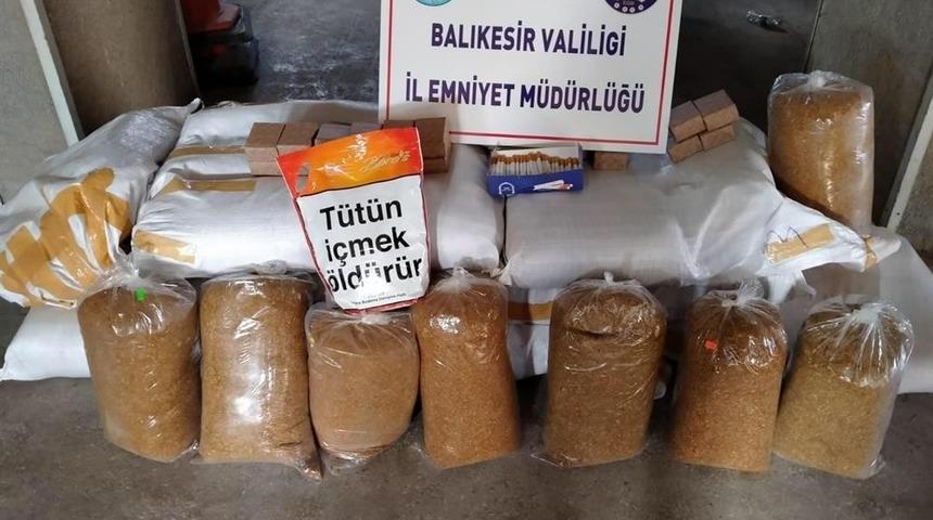 Edremit&rsquo;te t&uuml;t&uuml;n operasyonu