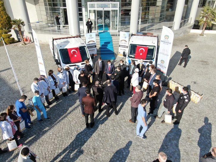 Malatya Büyükşehir Belediyesi’nden sağlıkçılara hediye paketi G3