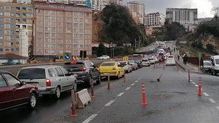 Zonguldak’ta trafiği felç eden kaza