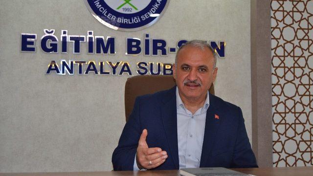 Eğitim Bir-Sen Antalya Şube Başkanı Miran: ‘400 lira seyyanen zam istiyoruz’