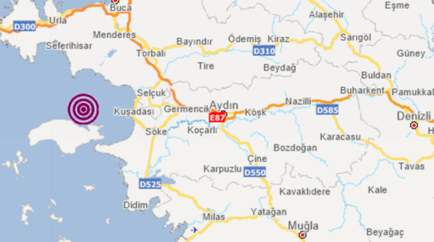 Son dakika! İzmir'de 4 büyüklüğünde deprem