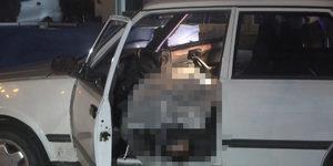 Otomobilde &ccedil;ifte infaz! Yakınları sinir krizi ge&ccedil;irdi