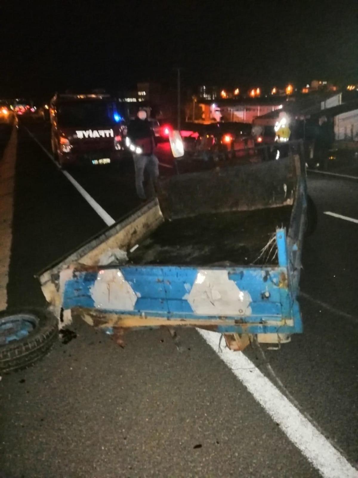 Patpat ile otomobil &ccedil;arpıştı: 1 &ouml;l&uuml;, 1 yaralı