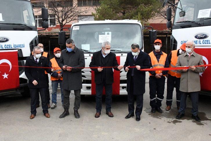 Gümüşhane İl Özel İdaresi’nin yeni çöp araçları hizmete sunuldu G2