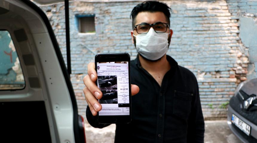 Hi&ccedil; gitmediği Adıyaman&rsquo;dan trafik cezası geldi, eşiyle arası bozuldu