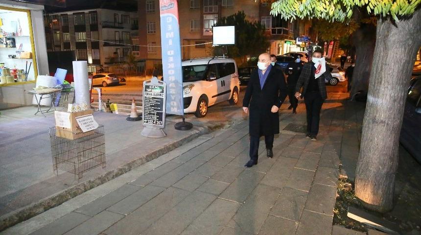 Başkan Altınok&rsquo;tan gece denetimi