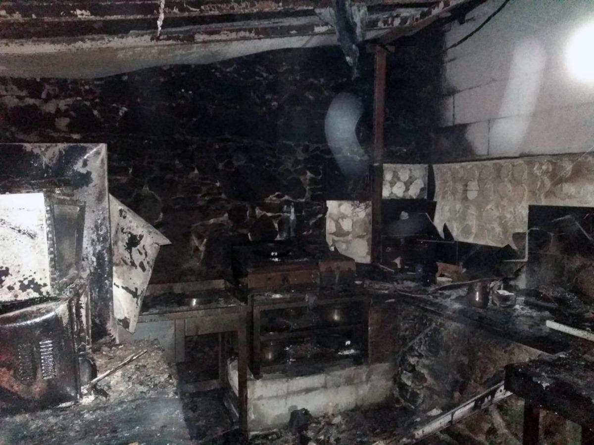 Turistik işletmede yangın