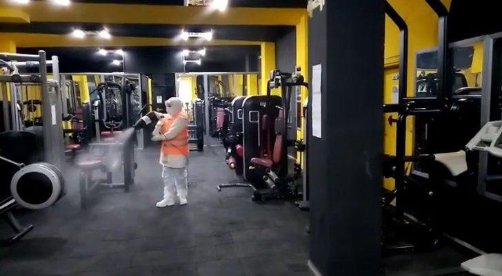 Isparta Belediyesi spor salonlarını dezenfekte etti G4