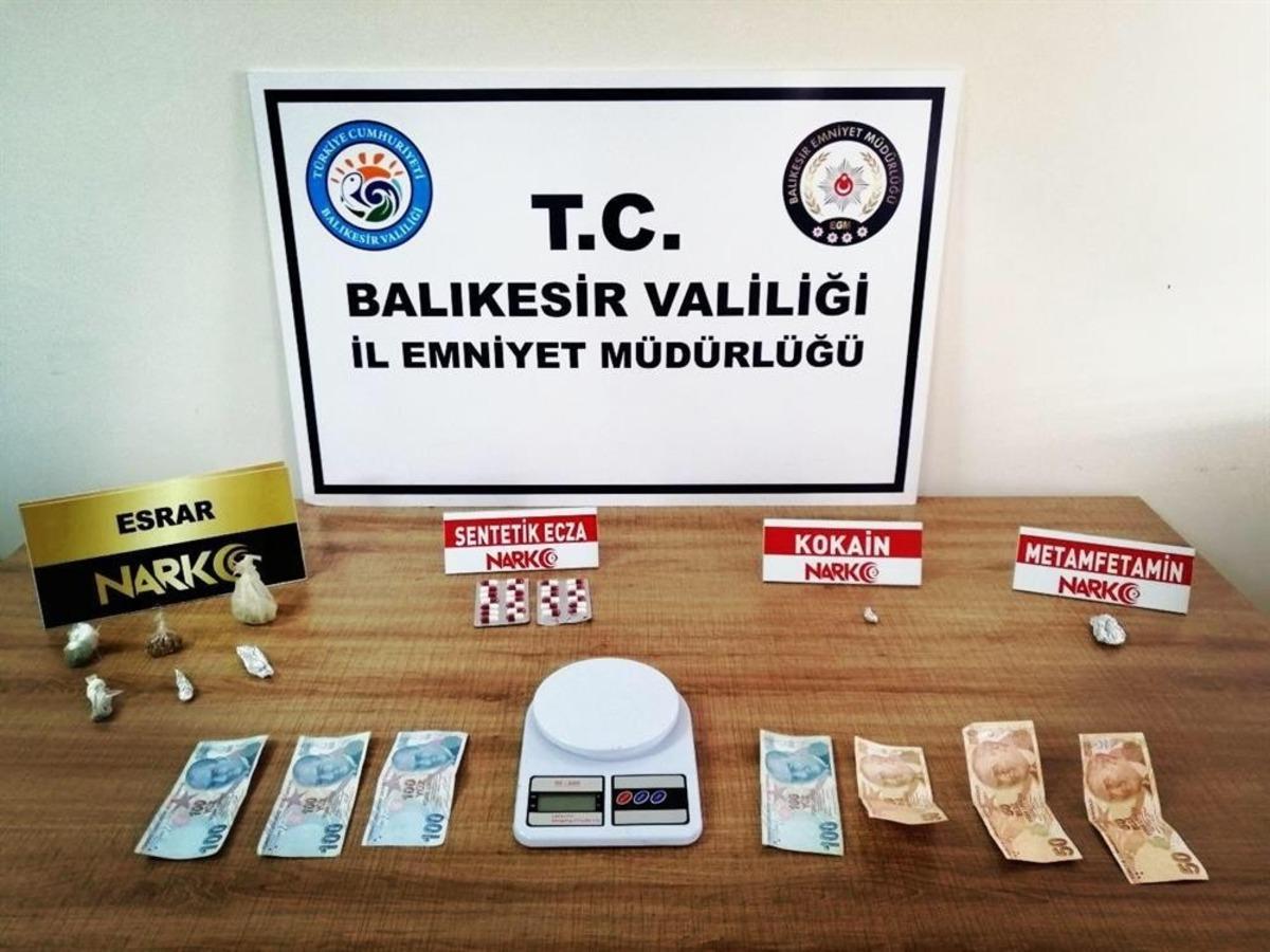 Balıkesir&rsquo;de 11 uyuşturucu ş&uuml;phelisinden 1&rsquo;i tutuklandı