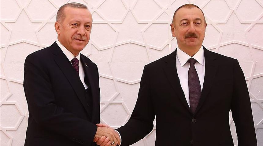 Cumhurbaşkanı Erdoğan, İlham Aliyev ile telefonda g&ouml;r&uuml;şt&uuml;