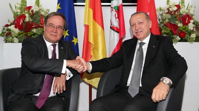 Laschet ve Cumhurbaşkanı Erdoğan, 29 Ekim 2018'de Köln'de görüşmüştü.