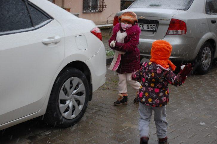 Beklenen kar yağışı Keşan’da başladı G5