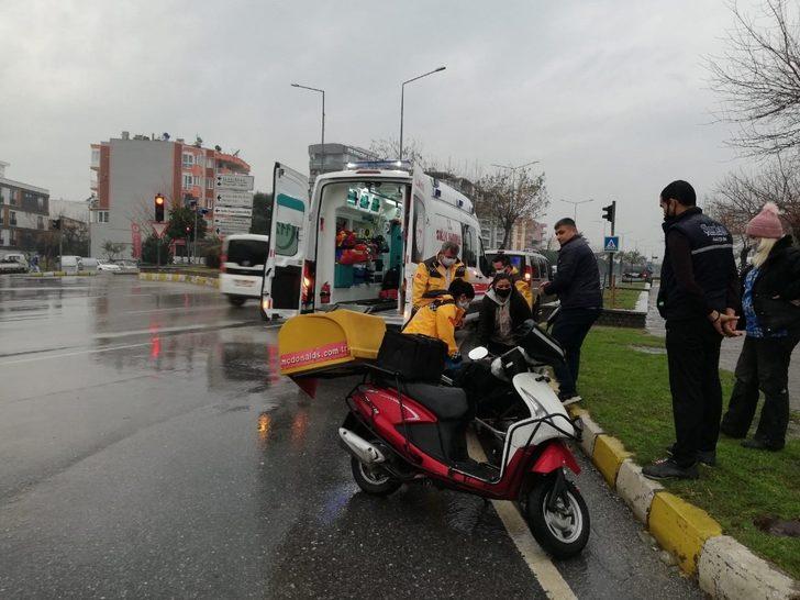 Yağış kazaya sebep oldu: 1 yaralı G2