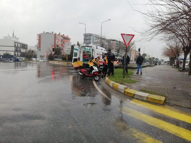 Yağış kazaya sebep oldu: 1 yaralı G3