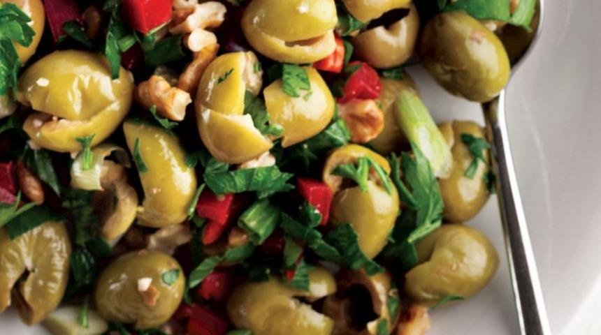 Antep Usulü Zeytin Piyazı