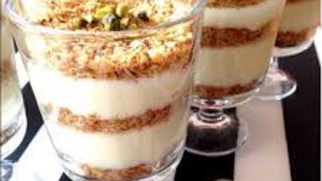 Kadayıflı muhallebi tatlısı tarifi