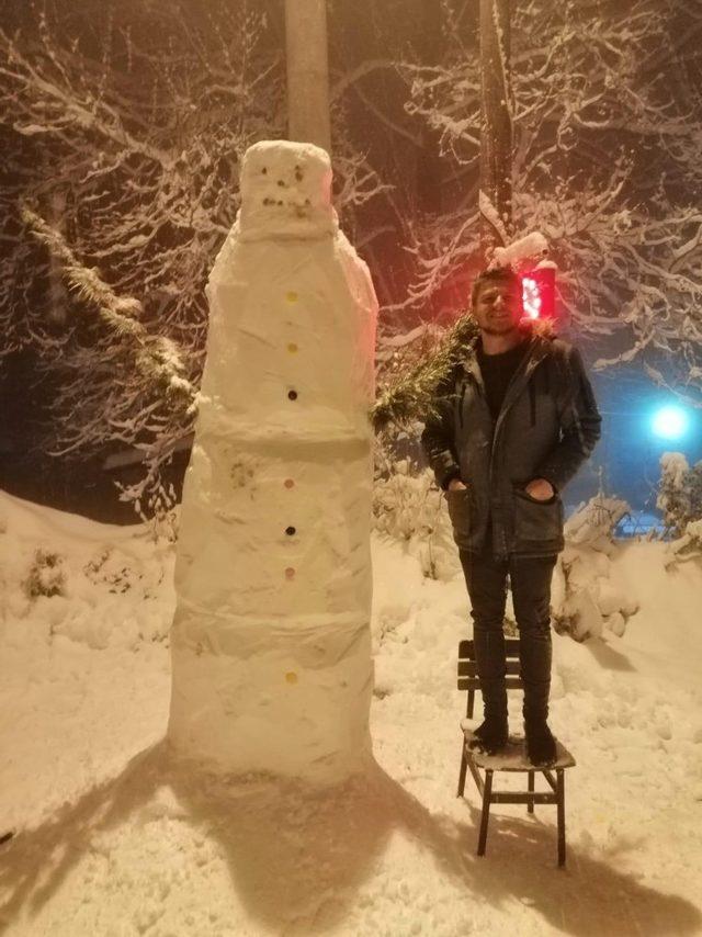 Bursa’da kardan adamın adını Donald Trump koydular