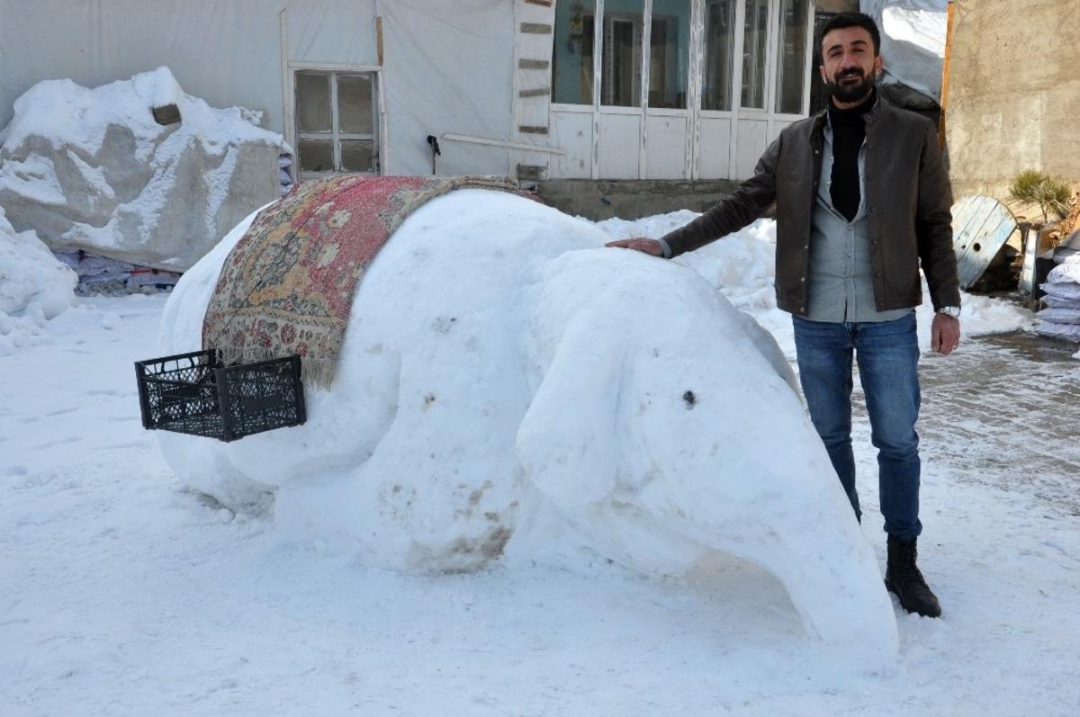 Y&uuml;ksekovalı gen&ccedil;lerden kardan fil