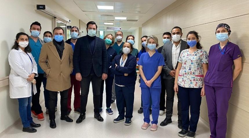 ESMİAD&rsquo;tan sağlık &ccedil;alışanlarına moral ziyareti