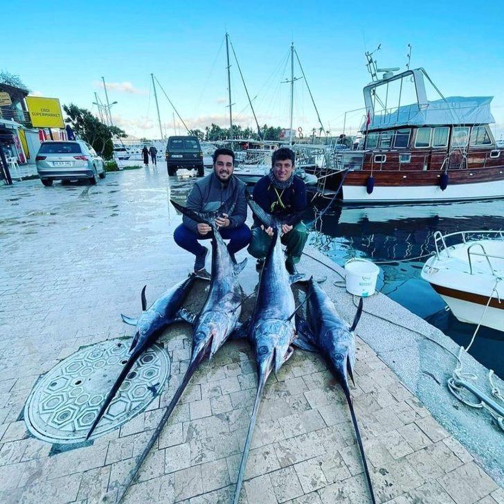 Oltaya takılan dev balık balıkçıları şaşırttı G3